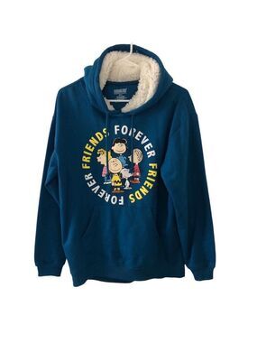 PEANUTS Friends Forever Hoodie Juniors Size Medium (7-9).